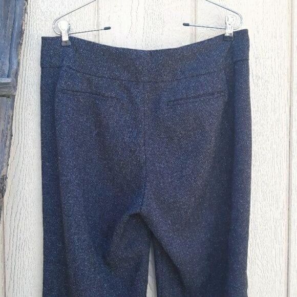 Dana Buchman Dress Pants High-rise Straight Leg Black Gray Speckled Size 10 - Picture 6 of 8